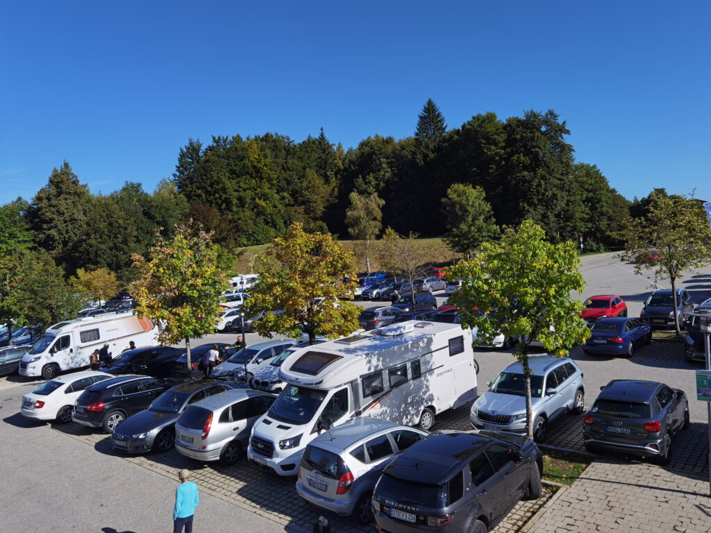 Der Kehlsteinhaus Parkplatz am Obersalzberg